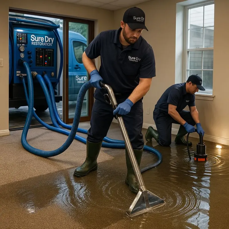 Water Extraction and Removal process in Pigeon Forge, TN